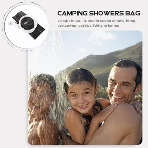 MOKKHNB Portable Camping Black Shower Plastic Kit Metal Pvc — view 6