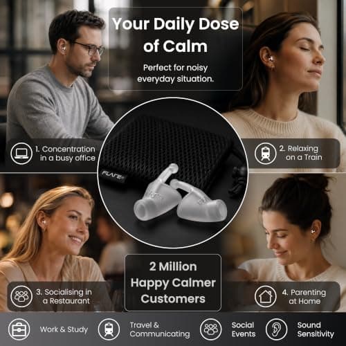 Flare Audio Calmer Mini | Noise Reducing Ear Plugs Alternative — view 5