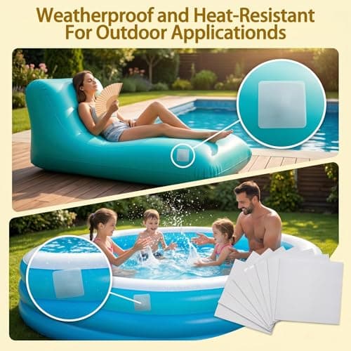 8 Pcs Waterproof Inflatable Pool Repair Kit, TPU Pool Patch Repair Kit — view 4