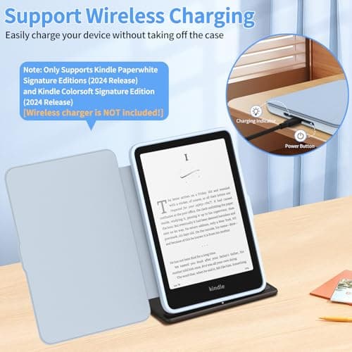 TrendGate Kindle Paperwhite 2024 Case 7 inch 12th Generation - Blue — view 6