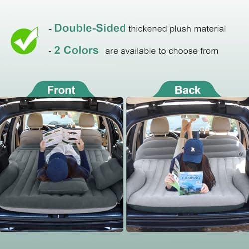 Ciremiv Car Bed with Pump, Car Mattress with Double Side Flocking — view 2