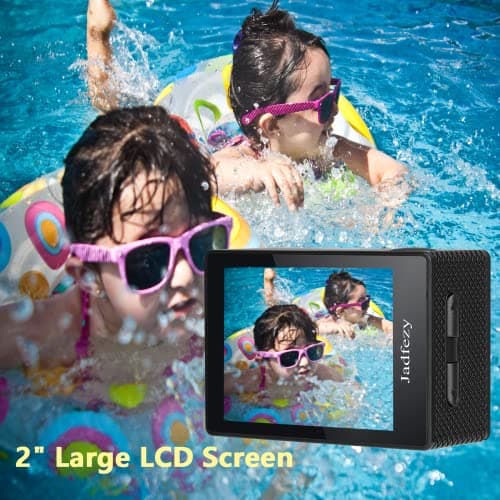 Jadfezy Action Camera FHD 1080P 98FT/30M Waterproof Underwater Cameras — view 5