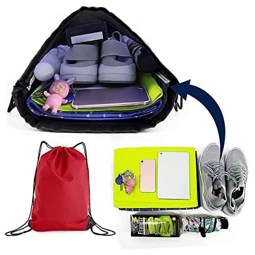 adam & eesa® Unisex Drawstring Gym Bags - Personalised Waterproof Sack with Carry Handles for Mens & Womens - Kids PE Swimming School Bag - Ideal for Beach, Holidays, Shopping, Yoga (7.5L Capacity) — view 6