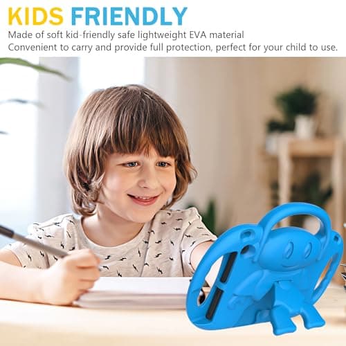 Sonlaryin Fire HD 8 Tablet Case Kids (12/10th Gen, 2024/2022/2020) - Blue — view 4