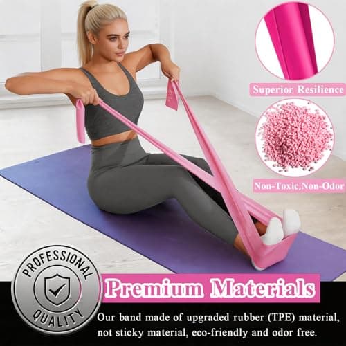 Resistance Bands Set 3 Levels Skin-Friendly 1.5m — view 3