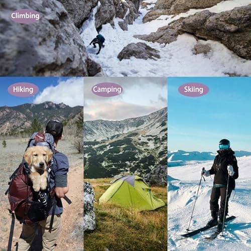 ZSOSBA METARINO Men's 100% Merino Wool Base Layer Set Thermal Underwear Casual Top,Bottom for Hiking Travel Skiing, Black, S — view 4