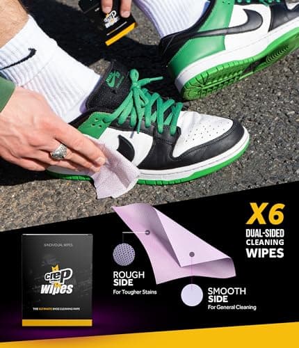 Crep Protect Ultimate Sneaker Care Travel Kit - Rain & Stain Resistant Shoe Spray, Foam Shoe Cleaner, Sneaker Wipes - Shoe Protector — view 3