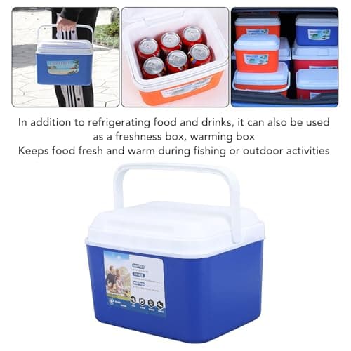 Phefop 5L Portable Insulated Hard Cooler Box for Travel and Outdoor — view 4