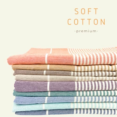 MOMOMUS Beach Blanket XXL 210x240cm (83x94in) Sand Free Cotton Mat — view 3