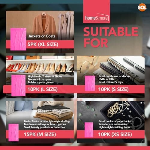 SOL 50pk Large Parcel Bags - Pink Self Seal Parcel Bags Medium and Large — view 4