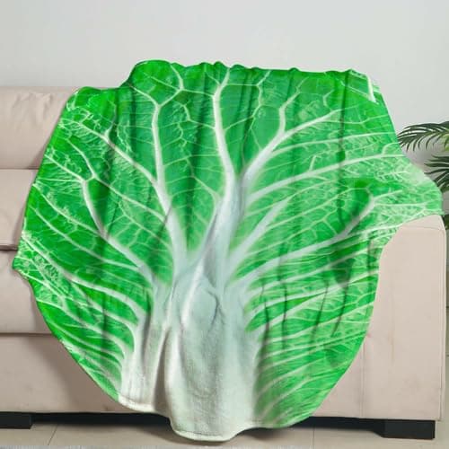 Textile Insulation - Manual Personal Covering Station, Heavy Duty Synthetic Component, Novelty Vegetable Frame, Air Conditioning Link | Practical Supply for Residents & Families Sleep Kit,Cabbage Bla — view 3