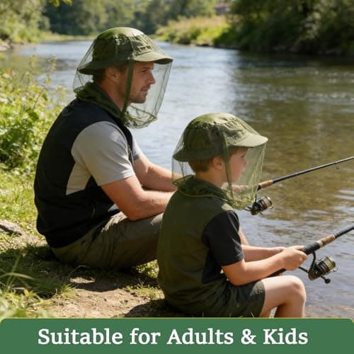 Gobiufy 6 Pcs Mosquito Head Net Midge Nets for Head Set — view 6