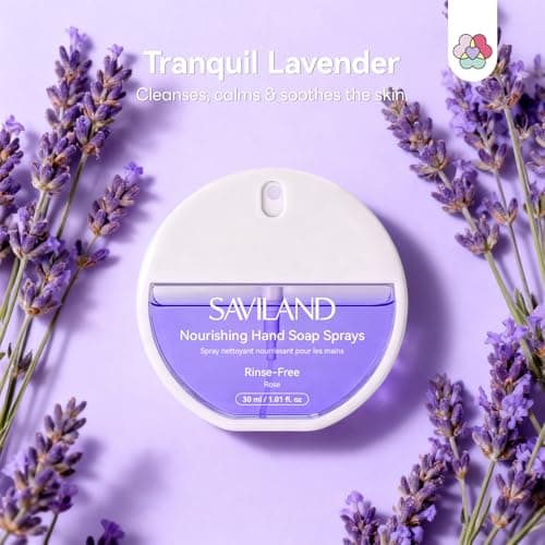SAVILAND Hand Sanitizer Spray 3 Pcs, Alcohol-Free & Plant Fragrance — view 6