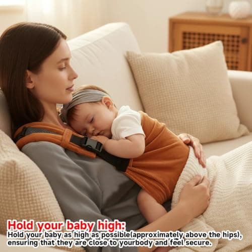 Baby Sling Carrier | Adjustable Front & Back, Adjustable Sling Easy Toddler Carrier Comfortable — view 3