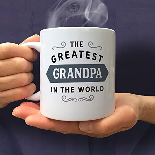 Mainly Mugs Grandpa Gift for Birthday Christmas Best Grandpa Coffee Mug Present Keepsake - 11oz — view 4