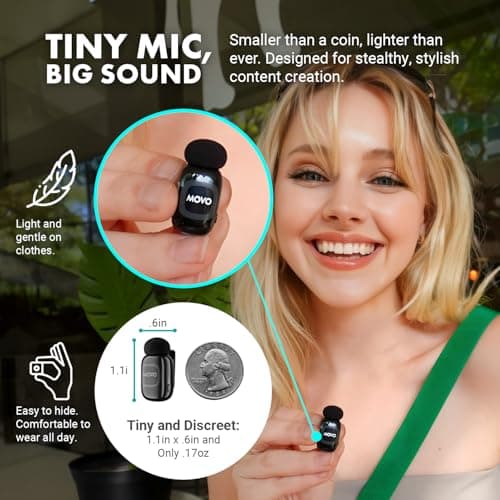 Movo iVlogger-PRO Vlogging Kit for iPhone/Android - YouTube Starter Kit for Content Creators - Accessories: Phone Tripod, Phone Mount, RGB Light and VXR10 Shotgun Mic (iVlogger-PRO-Wireless) — view 3