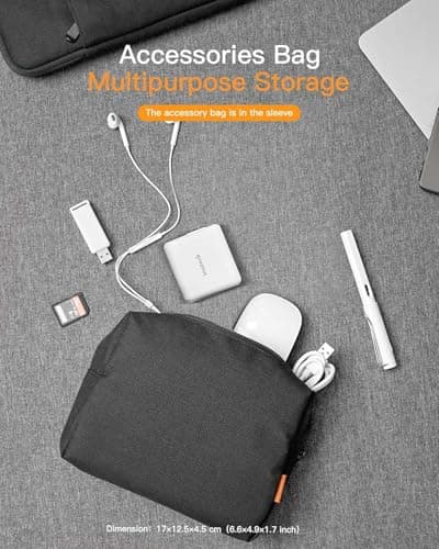 Inateck Laptop Bag for 13 inch MacBook Air/Pro M5 M4 M3 M2 M1, Macbook Neo — view 3