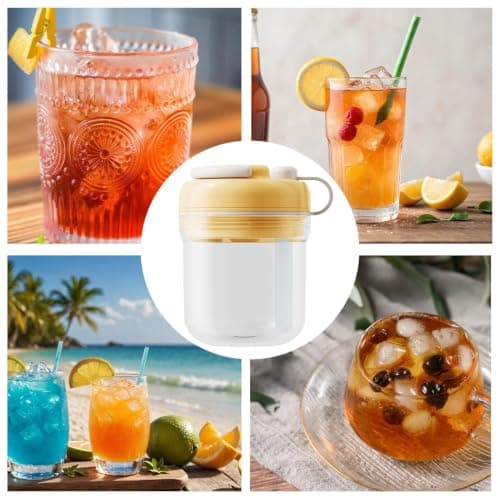 Ice Bottle Cup - 2 in 1 Leakproof Quick Release Flask Mold with Straw — view 4