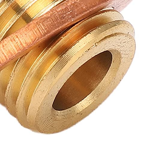 1/8in NPT to M14x1.5 Male Temperature Gauge Sender Adapter Universal for Car Metal Polished High Strength Temp Gauge Sender Adapter — view 5
