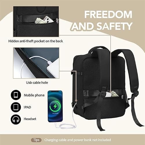 Xkdoai for Ryanair Cabin Bags 40x30x20, Travel Backpack Womens — view 4