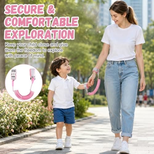 2 Pcs Anti Lost Toddler Wrist Reins Toddler Wrist Strap for Walking — view 4
