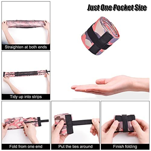 QZDAFFIC Foldable Shopping Bags with Secure Zipper — view 2