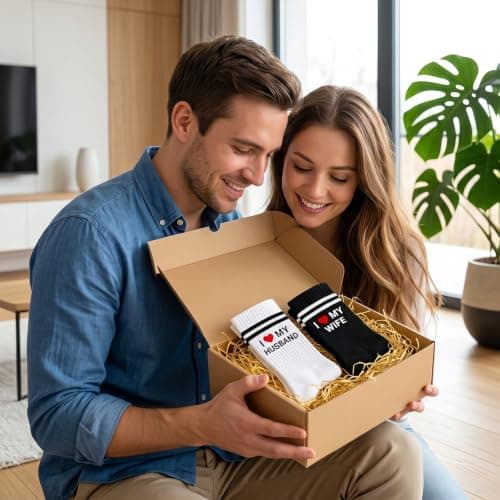 RUHSNJK Couple Socks Set - Mr and Mrs Wedding Gifts — view 2