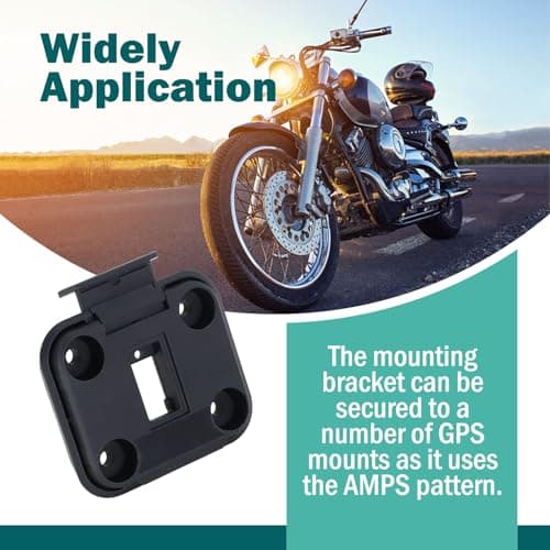 Motorcycle GPS Navigator Mount Bracket Kit Fit for Garmin zumo XT & Tread Replaces ‎010-12953-00 0101295300 — view 4