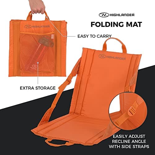 Highlander SM026-OE Mat, Unisex Adult, Orange, One Size — view 5