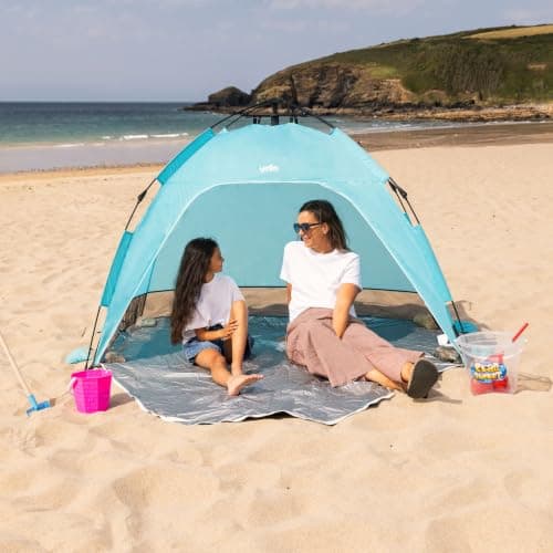 Yello Beach Dome Shelter, Easy Set Up, 1-3 Person Pop Up Beach Shelter Tent — view 3
