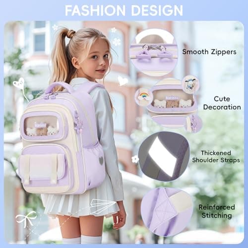 Tanou Girls Backpack Ergonomic School Bag Girl Children's Backpacks Cute — view 2