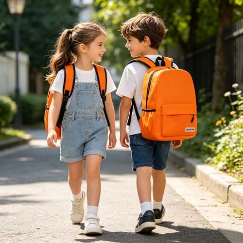 POWOFUN 12 inch Kids Elementary Backpack Lightweight Casual Travel — view 4