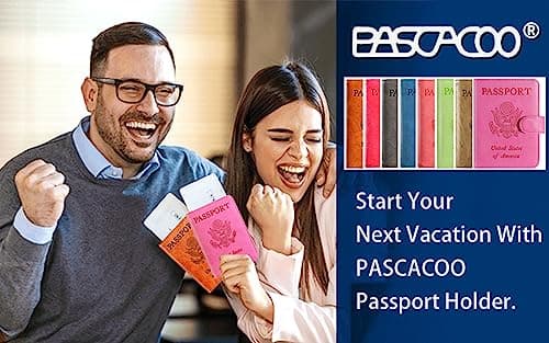 RFID Blocking Leather Passport Holder and Card Holder for Men and Women Travel — view 6