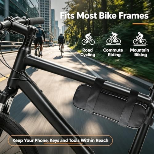 XZSKD Battery Bag, Controller Bag for E Bike，Oxford Fabric, Water-Resistant, Hanging Design, Fits Most E-Bike Frames, for Commuting and Touring — view 4