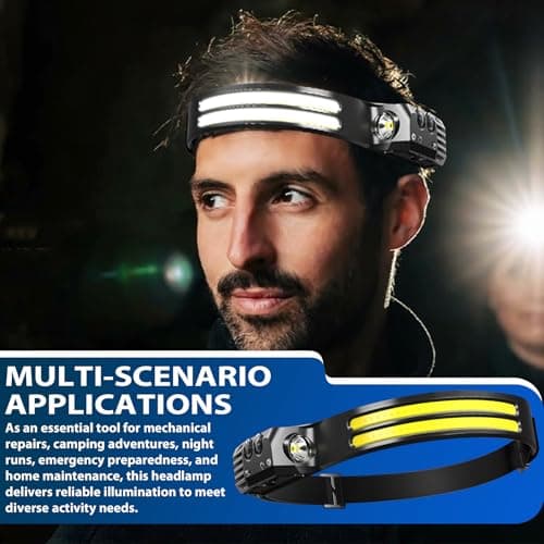 CCDobbs Rechargeable Headlamp 12 Pack — view 6