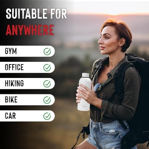 OTTO KONING Water Bottle 500ml Insulated Stainless Steel Flask — view 6