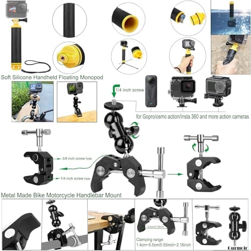 Gurmoir Action Cameras Accessory Kit(DT18) — view 2