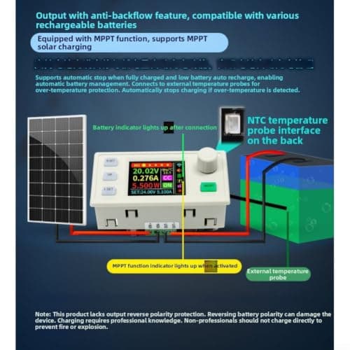 KiraKira Adjustable DC Voltage Converter 0-40V 5A LCD — view 4