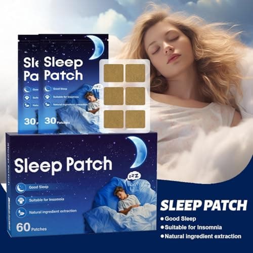60PCS Sleep Patches for Adults, Extra Strength Natural Formula,Cruelty-Free Patches Promotes Restful Sleep for Men & Women,Travel, Shift Work & Bedtime Wind-Down — view 3