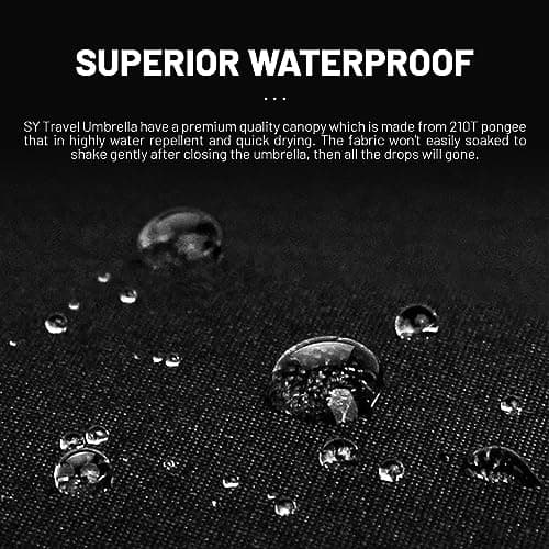 SY COMPACT Travel Umbrella Windproof Automatic Unbreakable UV Protection — view 6