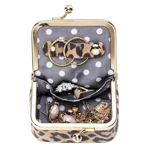 Travel Jewelry Box Leather Fashion Women Pouch