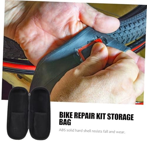 Bike Repair Kit Storage Bag Large Abs Black Portable Hard Shell Frame Bag — view 3