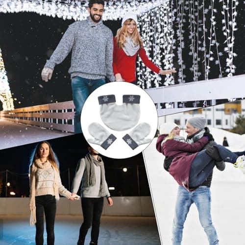 Couple Full Finger Gloves – Romantic Handwear Set, Lovers Winter Gloves, Knit Design, Soft Warm Protection | for Christmas Valentines Day New Year Winter Outdoor Travel Evening Casual Street Cold — view 4