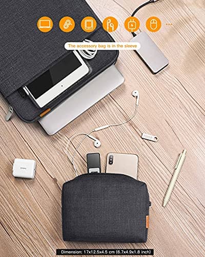Inateck 360° Protection Laptop Bag Compatible with 15 inch Laptops — view 5