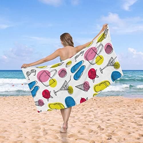 Alytimes Beach Towels for Adults, 180cm Large Size Hair Microfibre Towel sandy shore beach Swimming Towel Personalised Beach Towel — view 4