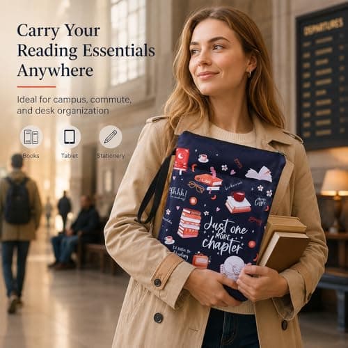 Printed Tablet Sleeve Case, Portable Book Protector Cover Bag for 9.7-11 Inch Tablets, Travel Carrying Pouch Work School Office (Style 1) — view 5