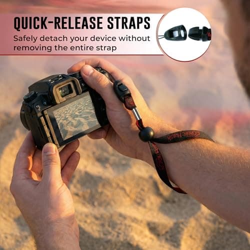 Nordic Flash Hand Strap 5-Pack - Quick-Release Lanyards for Camera & Phone, Premium Strap Around Wrists for Secure Grip - Ideal for Travel, Hiking & Photographers — view 3