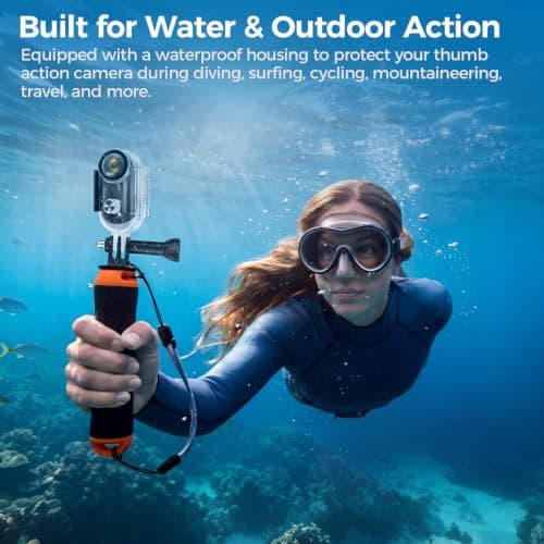 4K Body Cam, WiFi Wearable Mini Camera, Portable Thumb Camera, POV Cam — view 5