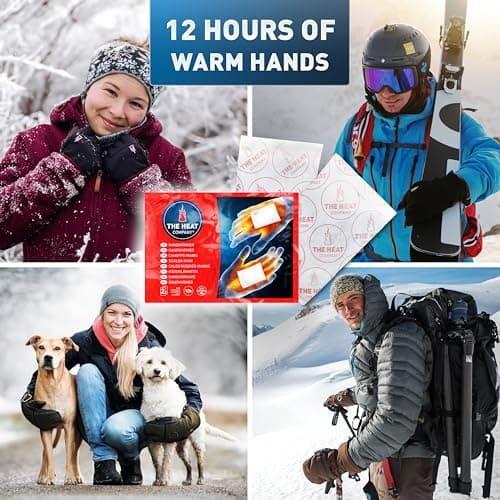 THE HEAT COMPANY Handwarmers - 10 Pairs - EXTRA WARM - Hand Heat Pads - 12 Hours Warm Hands - Instant Heat - Air Activated - Purely Natural — view 4