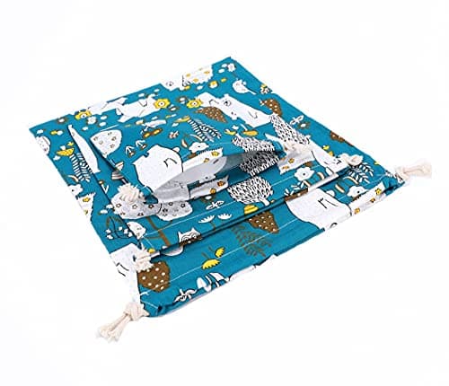 Amoyie Cotton Drawstring Bag, Storage Bag for Toys, Travel Pouch Kids, 6pcs — view 5